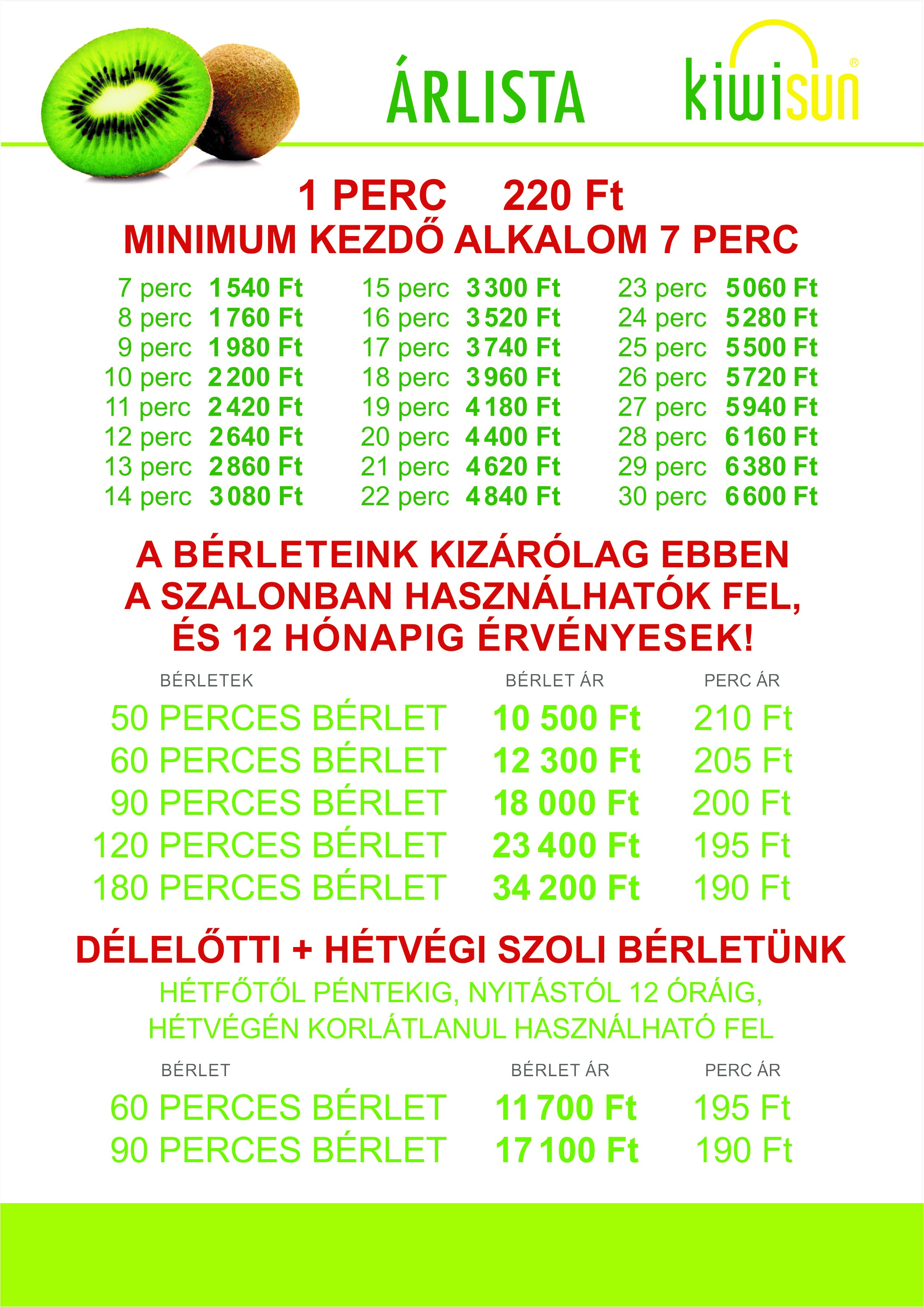 Árlista