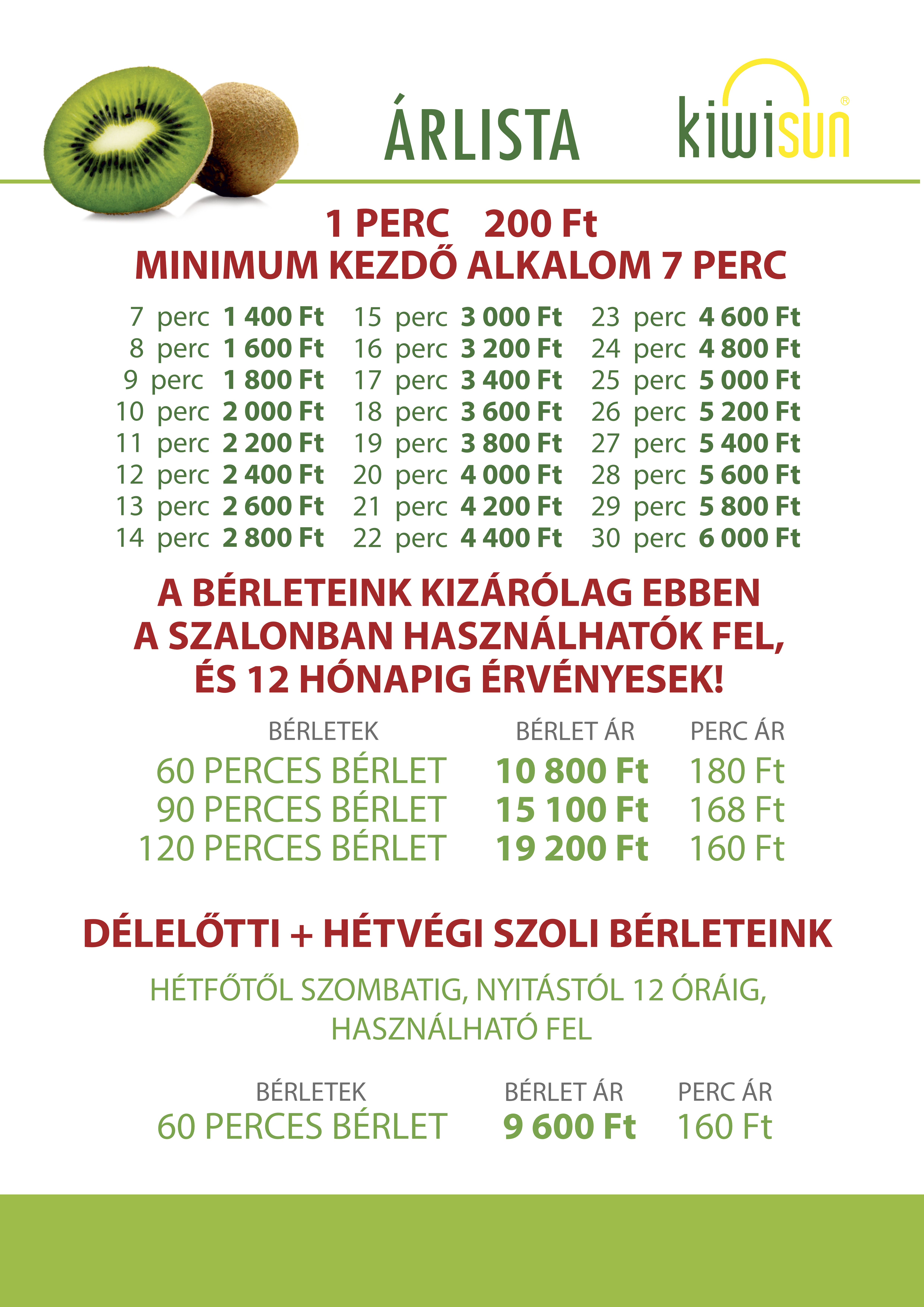 Árlista